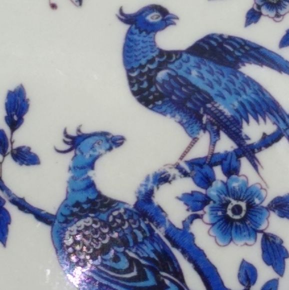 WS George Bolero Pheasant Floral Serving Platter Vintage Signed Numbered Rare - Picture 6 of 11